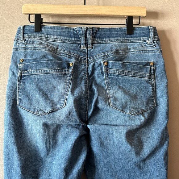 Women's 10 Democracy ABSolution High-Rise Jeans Distressed Zipper Fly Skinny - Picture 6 of 8